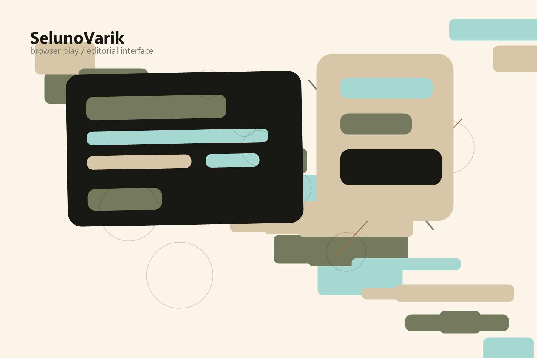 SelunoVarik platform view with layered interactive tiles